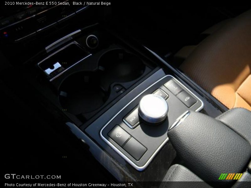 Black / Natural Beige 2010 Mercedes-Benz E 550 Sedan