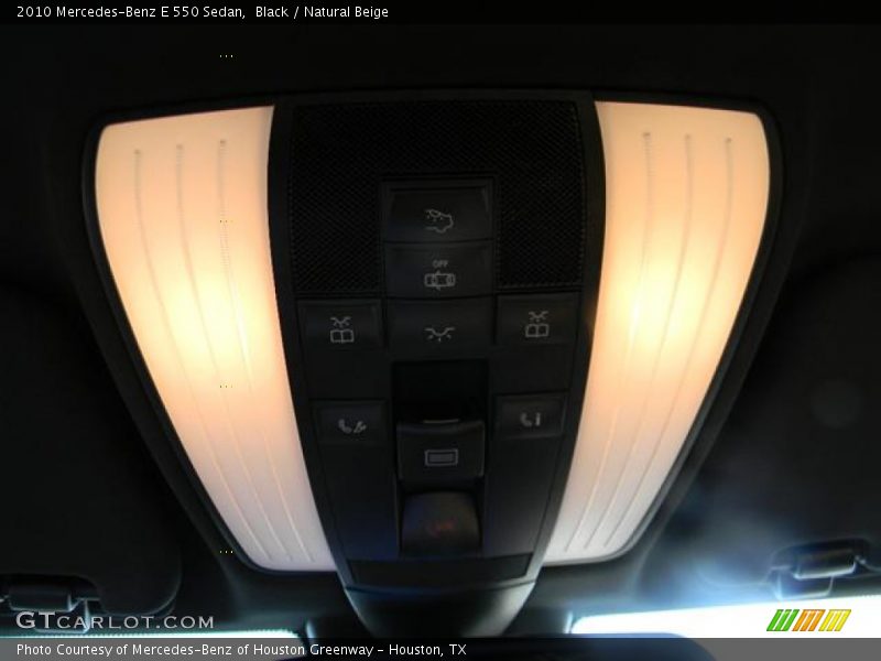 Black / Natural Beige 2010 Mercedes-Benz E 550 Sedan
