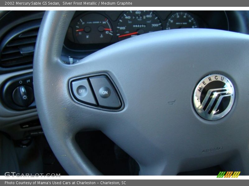 Silver Frost Metallic / Medium Graphite 2002 Mercury Sable GS Sedan