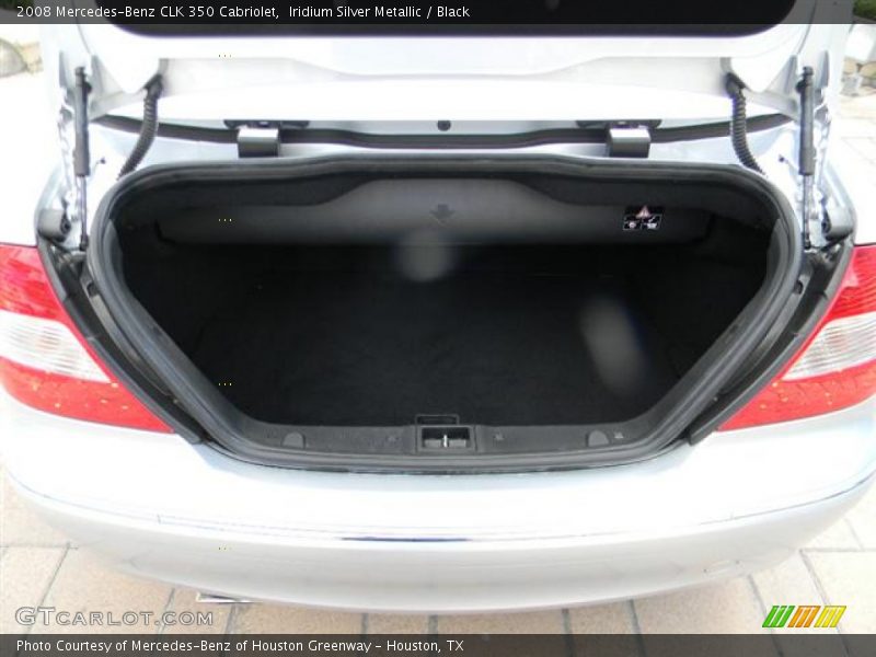 Iridium Silver Metallic / Black 2008 Mercedes-Benz CLK 350 Cabriolet