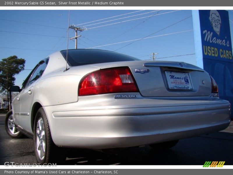 Silver Frost Metallic / Medium Graphite 2002 Mercury Sable GS Sedan