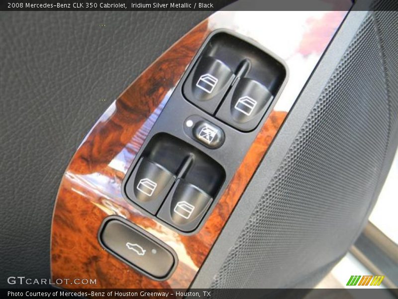 Iridium Silver Metallic / Black 2008 Mercedes-Benz CLK 350 Cabriolet