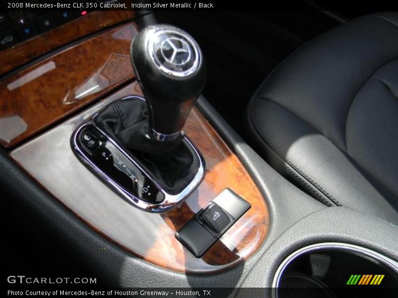 Iridium Silver Metallic / Black 2008 Mercedes-Benz CLK 350 Cabriolet