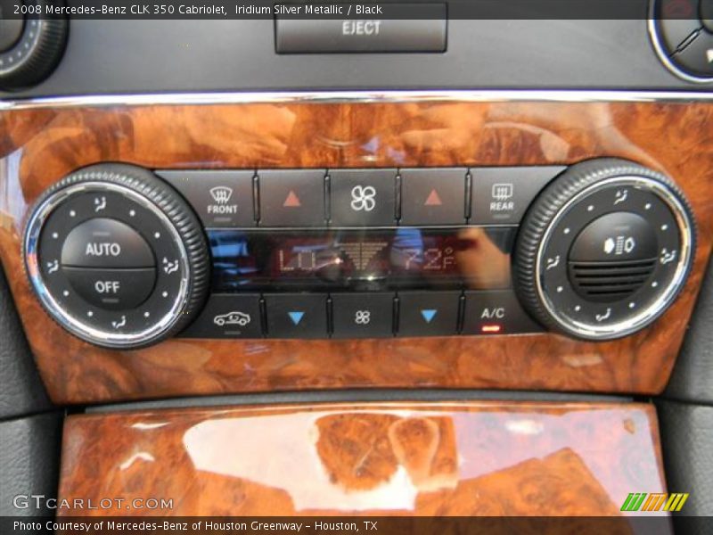 Iridium Silver Metallic / Black 2008 Mercedes-Benz CLK 350 Cabriolet