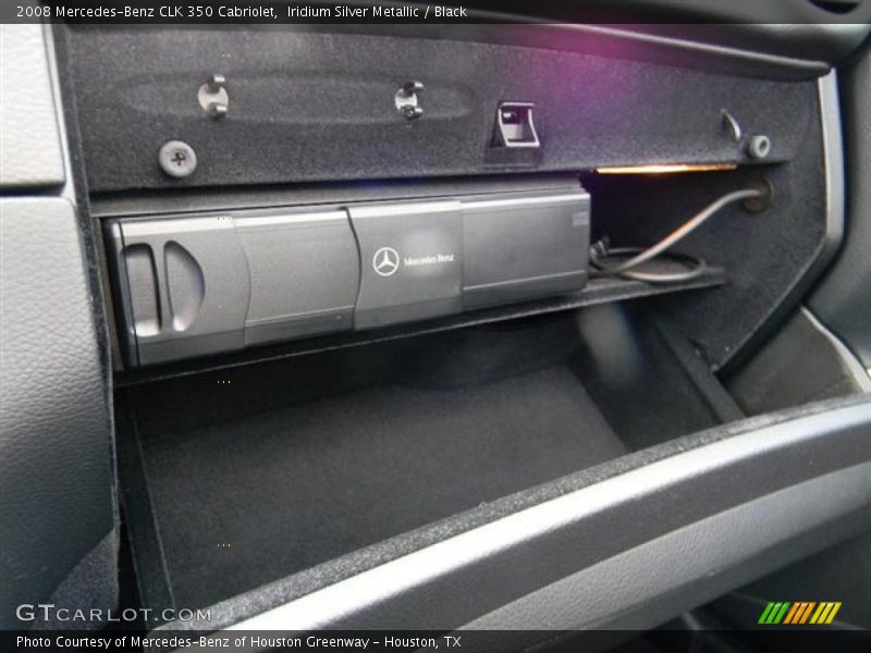Iridium Silver Metallic / Black 2008 Mercedes-Benz CLK 350 Cabriolet