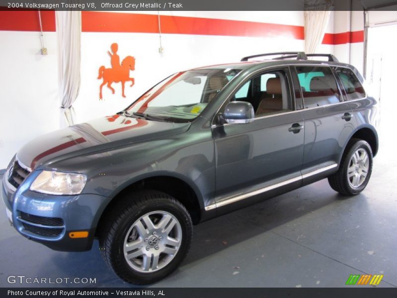 Offroad Grey Metallic / Teak 2004 Volkswagen Touareg V8