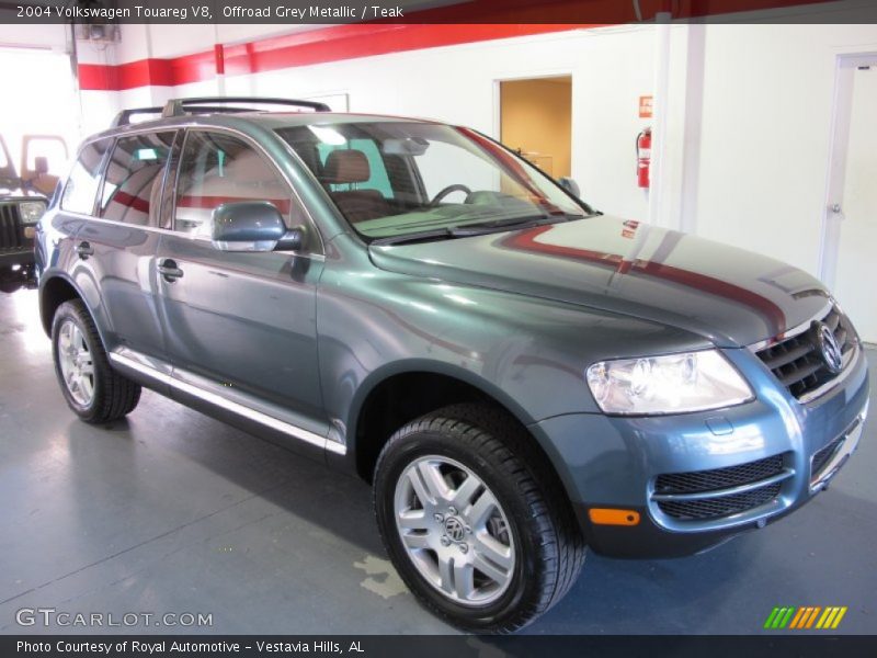 Offroad Grey Metallic / Teak 2004 Volkswagen Touareg V8