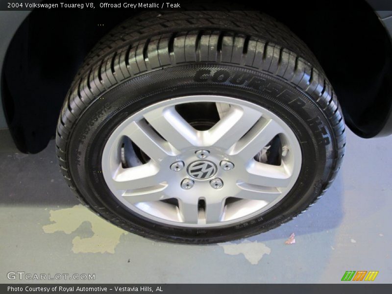 Offroad Grey Metallic / Teak 2004 Volkswagen Touareg V8
