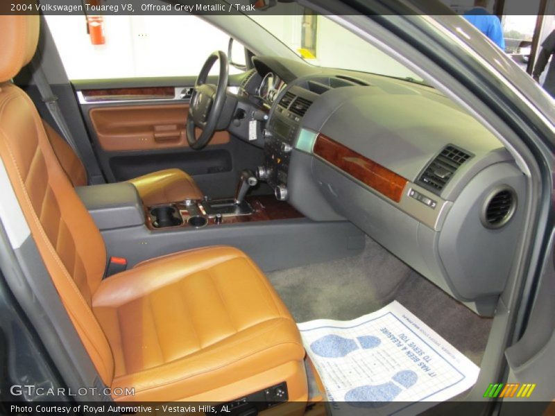 Offroad Grey Metallic / Teak 2004 Volkswagen Touareg V8