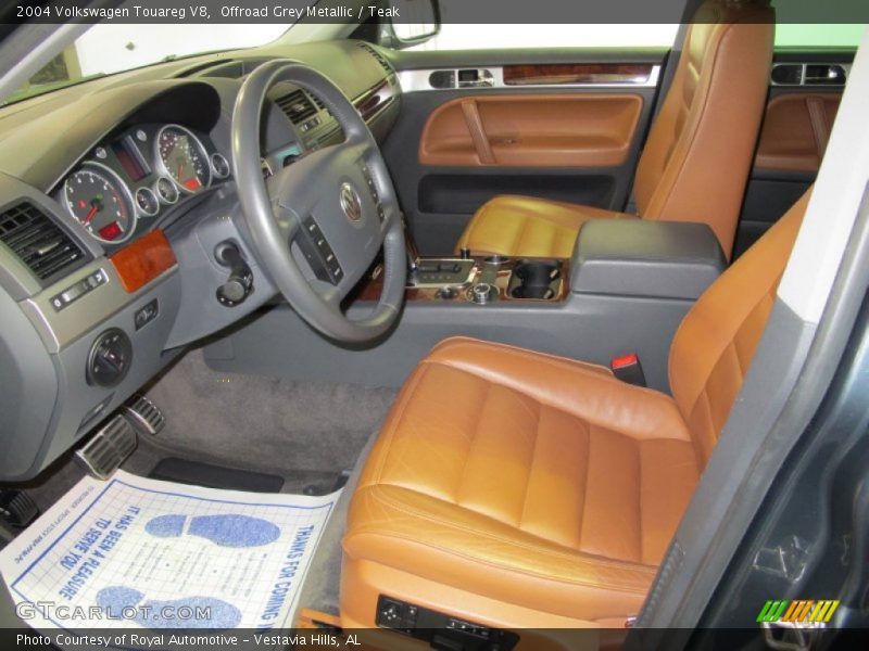 Offroad Grey Metallic / Teak 2004 Volkswagen Touareg V8