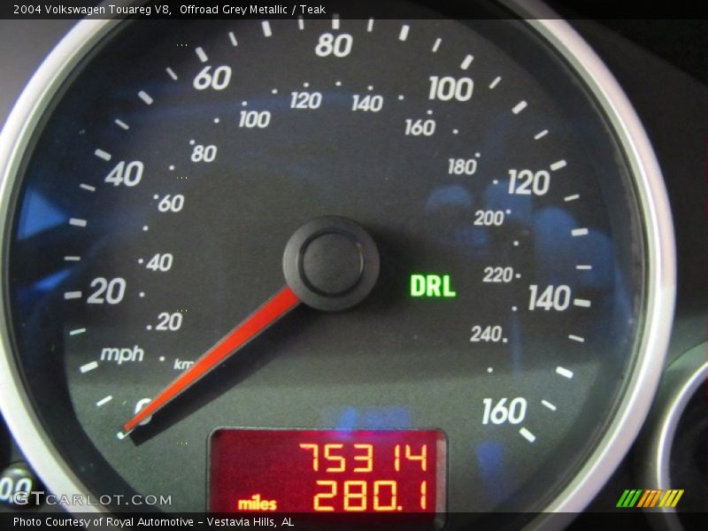 Offroad Grey Metallic / Teak 2004 Volkswagen Touareg V8