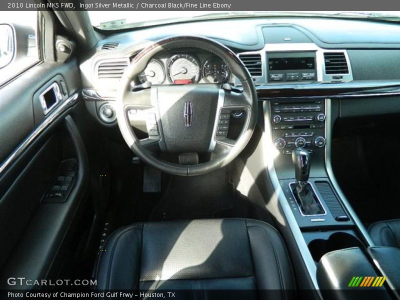 Ingot Silver Metallic / Charcoal Black/Fine Line Ebony 2010 Lincoln MKS FWD