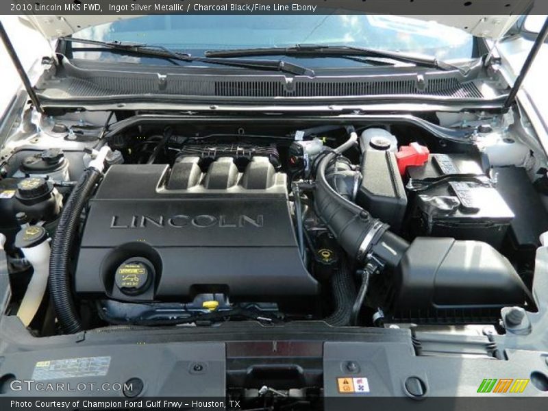 Ingot Silver Metallic / Charcoal Black/Fine Line Ebony 2010 Lincoln MKS FWD