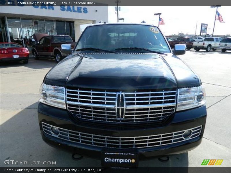 Black / Charcoal Black 2008 Lincoln Navigator Luxury