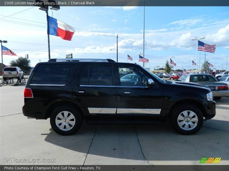 Black / Charcoal Black 2008 Lincoln Navigator Luxury