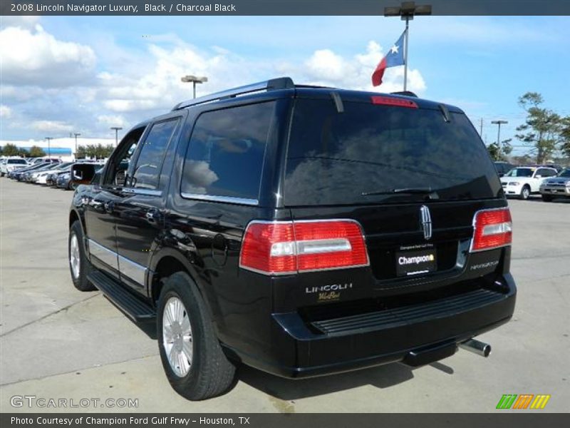 Black / Charcoal Black 2008 Lincoln Navigator Luxury