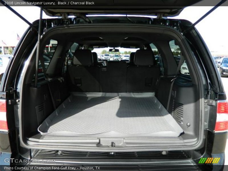 Black / Charcoal Black 2008 Lincoln Navigator Luxury