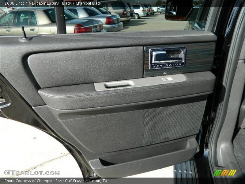 Black / Charcoal Black 2008 Lincoln Navigator Luxury