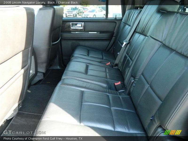Black / Charcoal Black 2008 Lincoln Navigator Luxury