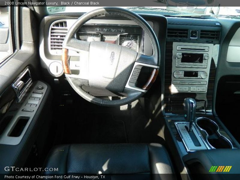 Black / Charcoal Black 2008 Lincoln Navigator Luxury