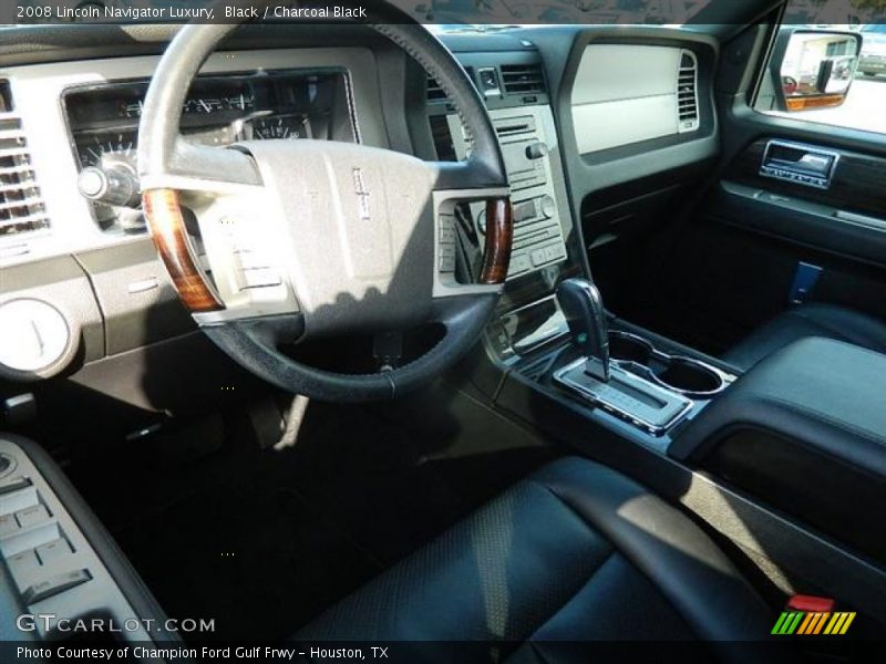 Black / Charcoal Black 2008 Lincoln Navigator Luxury