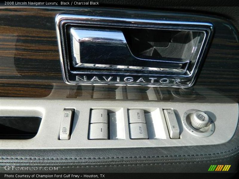 Black / Charcoal Black 2008 Lincoln Navigator Luxury