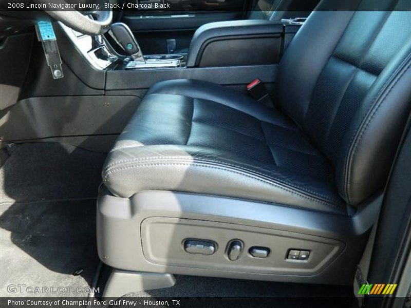 Black / Charcoal Black 2008 Lincoln Navigator Luxury