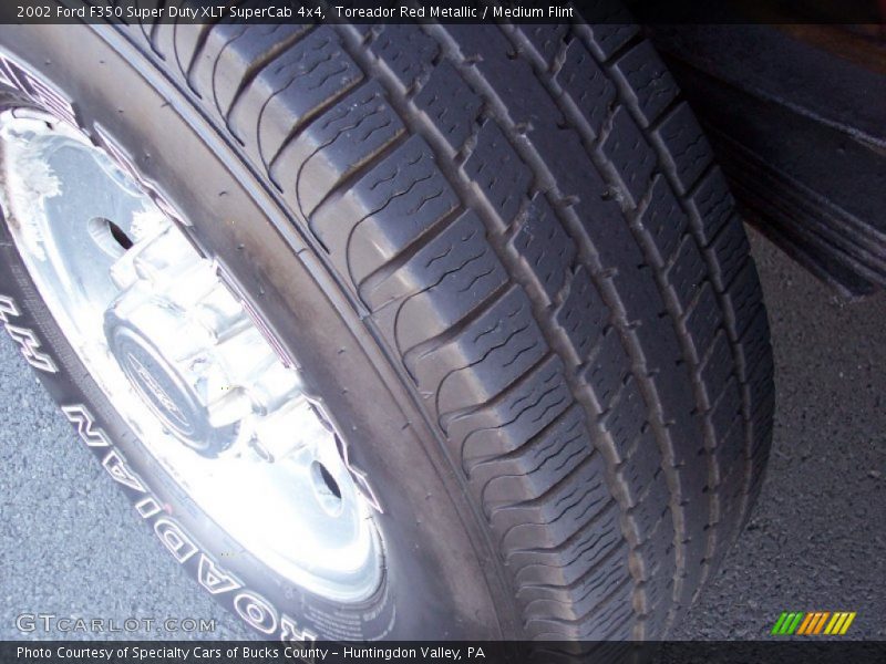 Toreador Red Metallic / Medium Flint 2002 Ford F350 Super Duty XLT SuperCab 4x4