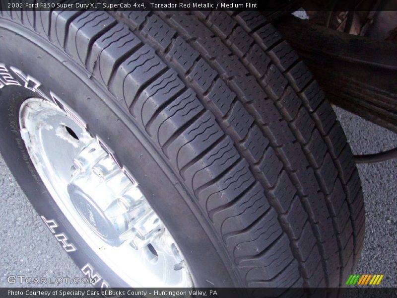 Toreador Red Metallic / Medium Flint 2002 Ford F350 Super Duty XLT SuperCab 4x4