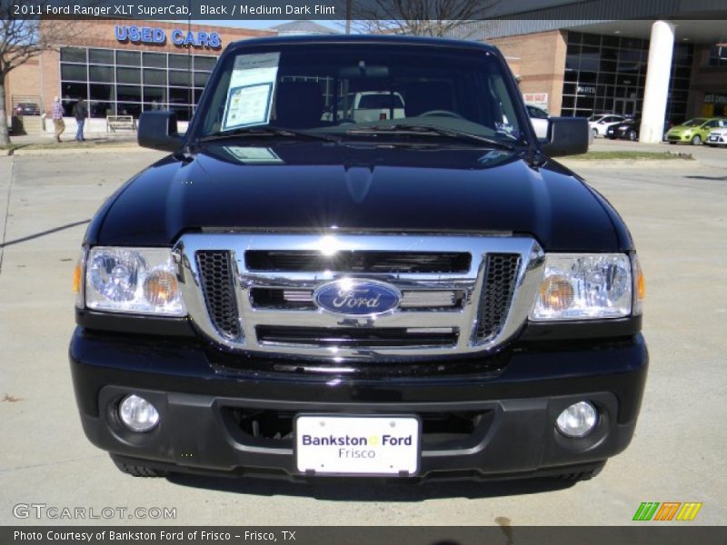 Black / Medium Dark Flint 2011 Ford Ranger XLT SuperCab
