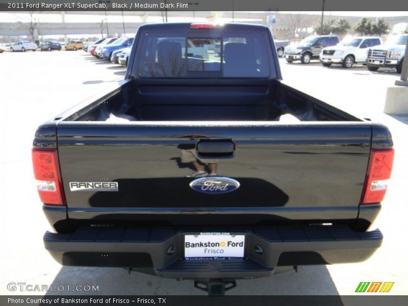 Black / Medium Dark Flint 2011 Ford Ranger XLT SuperCab