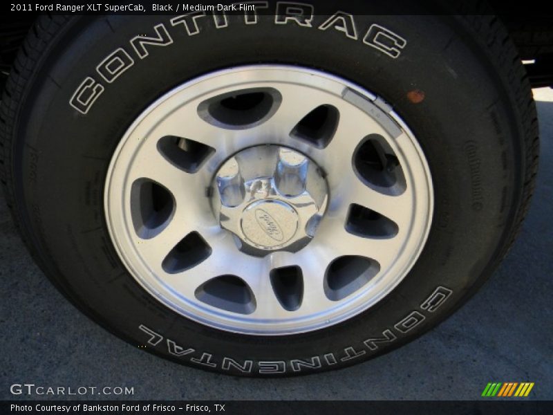 Black / Medium Dark Flint 2011 Ford Ranger XLT SuperCab