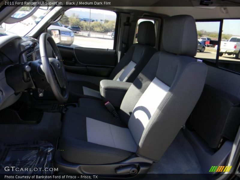 Black / Medium Dark Flint 2011 Ford Ranger XLT SuperCab