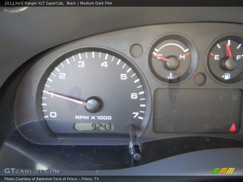 Black / Medium Dark Flint 2011 Ford Ranger XLT SuperCab