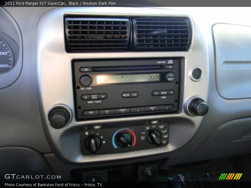 Black / Medium Dark Flint 2011 Ford Ranger XLT SuperCab