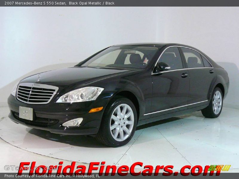 Black Opal Metallic / Black 2007 Mercedes-Benz S 550 Sedan