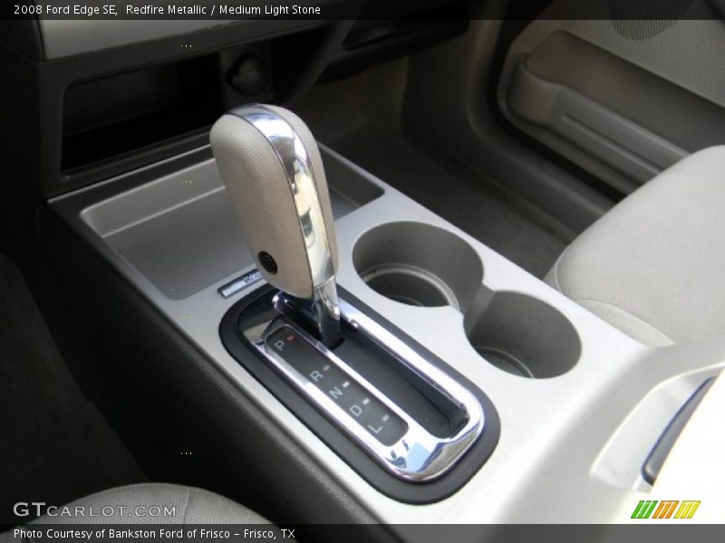 Redfire Metallic / Medium Light Stone 2008 Ford Edge SE