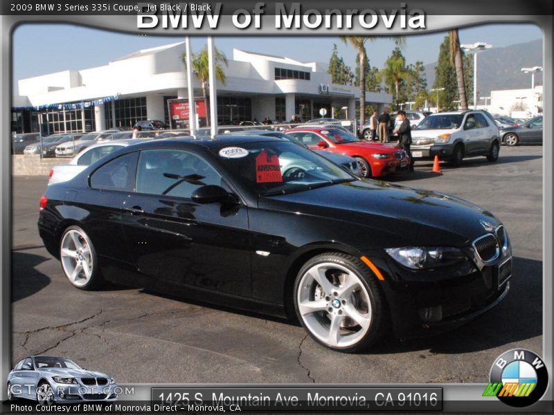 Jet Black / Black 2009 BMW 3 Series 335i Coupe