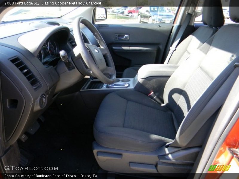 Blazing Copper Metallic / Charcoal 2008 Ford Edge SE