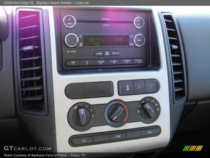 Blazing Copper Metallic / Charcoal 2008 Ford Edge SE