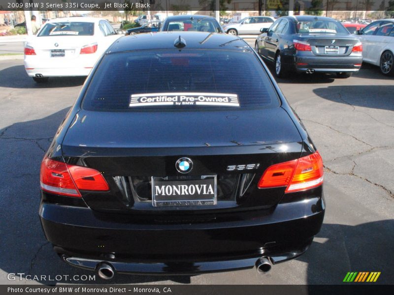 Jet Black / Black 2009 BMW 3 Series 335i Coupe