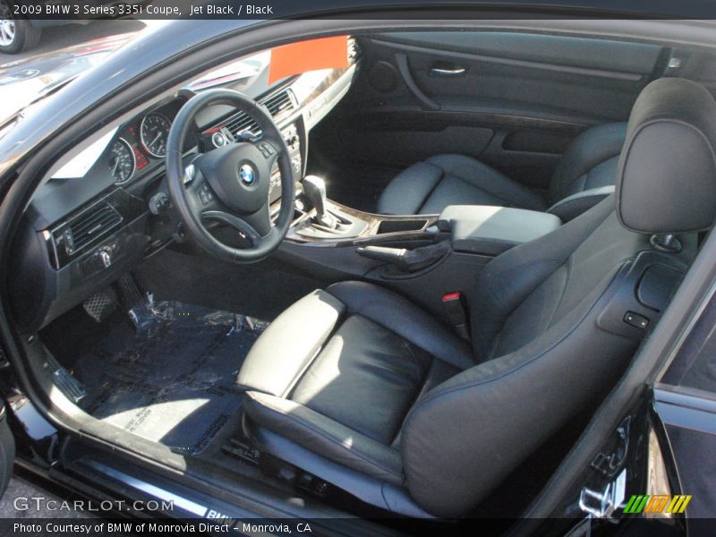 Jet Black / Black 2009 BMW 3 Series 335i Coupe