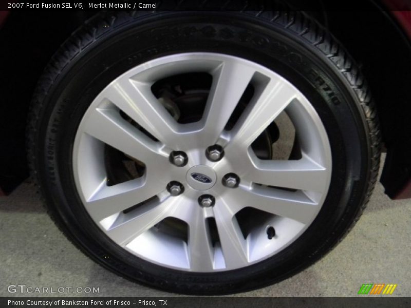 Merlot Metallic / Camel 2007 Ford Fusion SEL V6