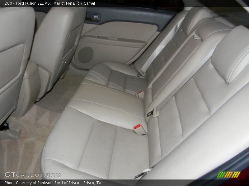 Merlot Metallic / Camel 2007 Ford Fusion SEL V6