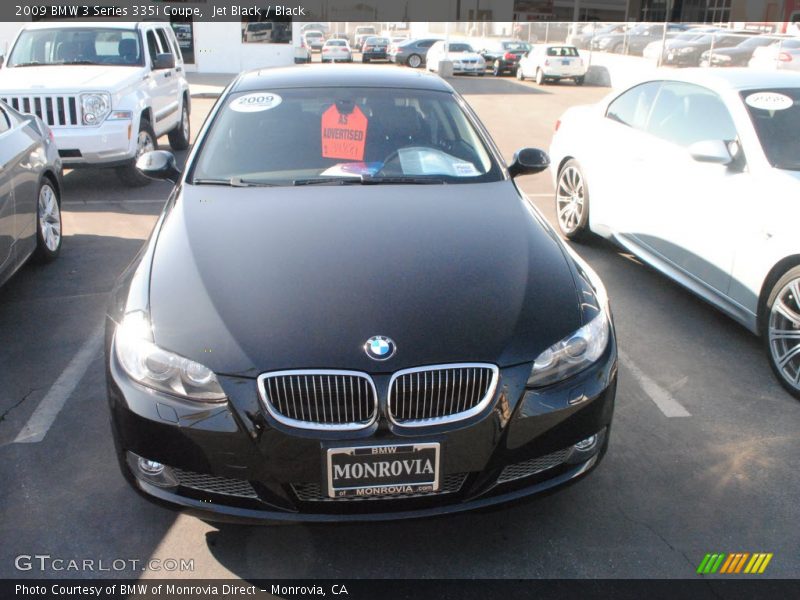 Jet Black / Black 2009 BMW 3 Series 335i Coupe
