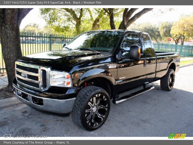Black / Medium Flint 2007 Ford F250 Super Duty FX4 SuperCab 4x4