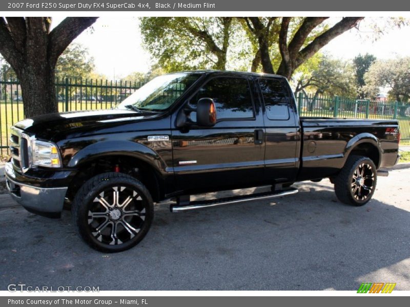 Black / Medium Flint 2007 Ford F250 Super Duty FX4 SuperCab 4x4