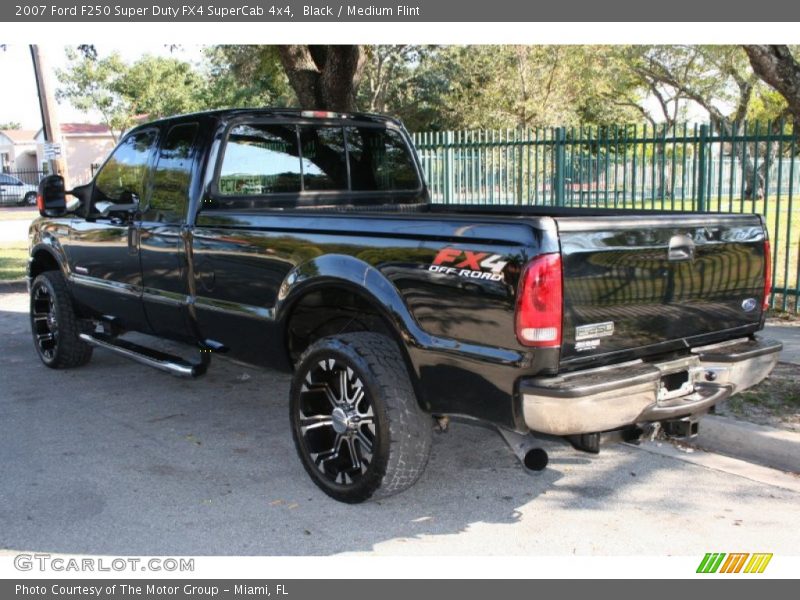 Black / Medium Flint 2007 Ford F250 Super Duty FX4 SuperCab 4x4