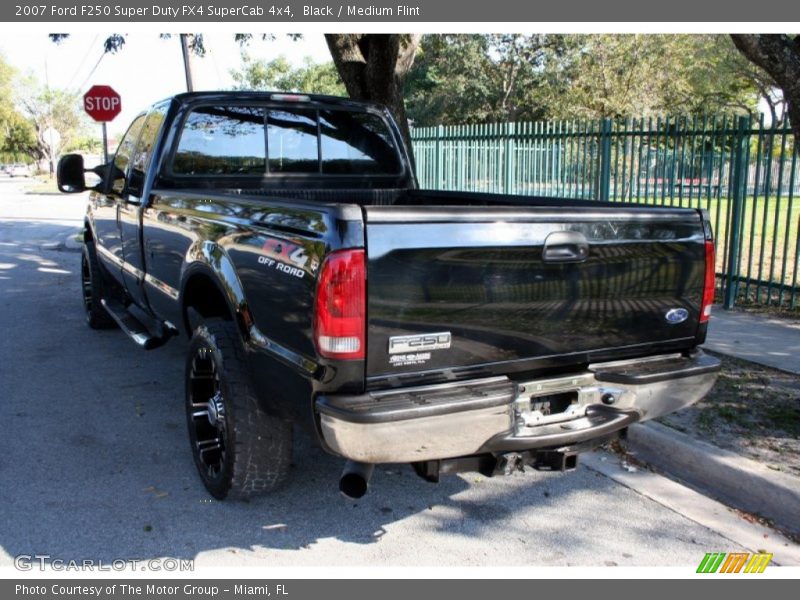 Black / Medium Flint 2007 Ford F250 Super Duty FX4 SuperCab 4x4