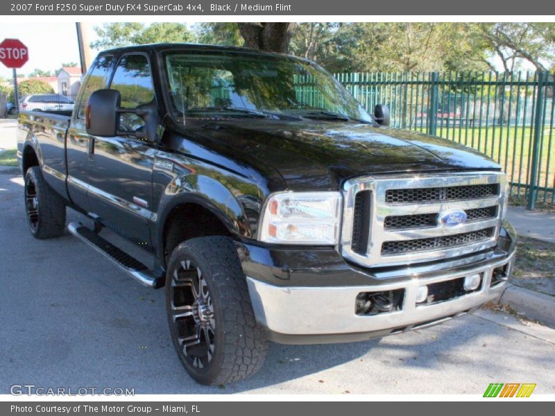 Black / Medium Flint 2007 Ford F250 Super Duty FX4 SuperCab 4x4